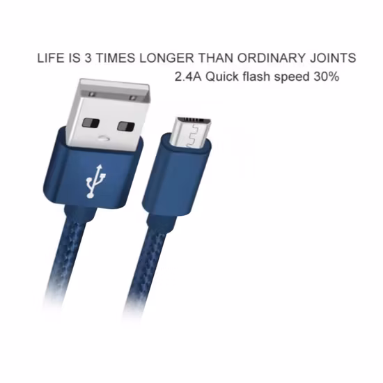USB Cable Colorful Fast Charging Charger for Mobile Phone Sync Data