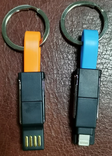 6 in 1 Magnetic Keychain USB Cable